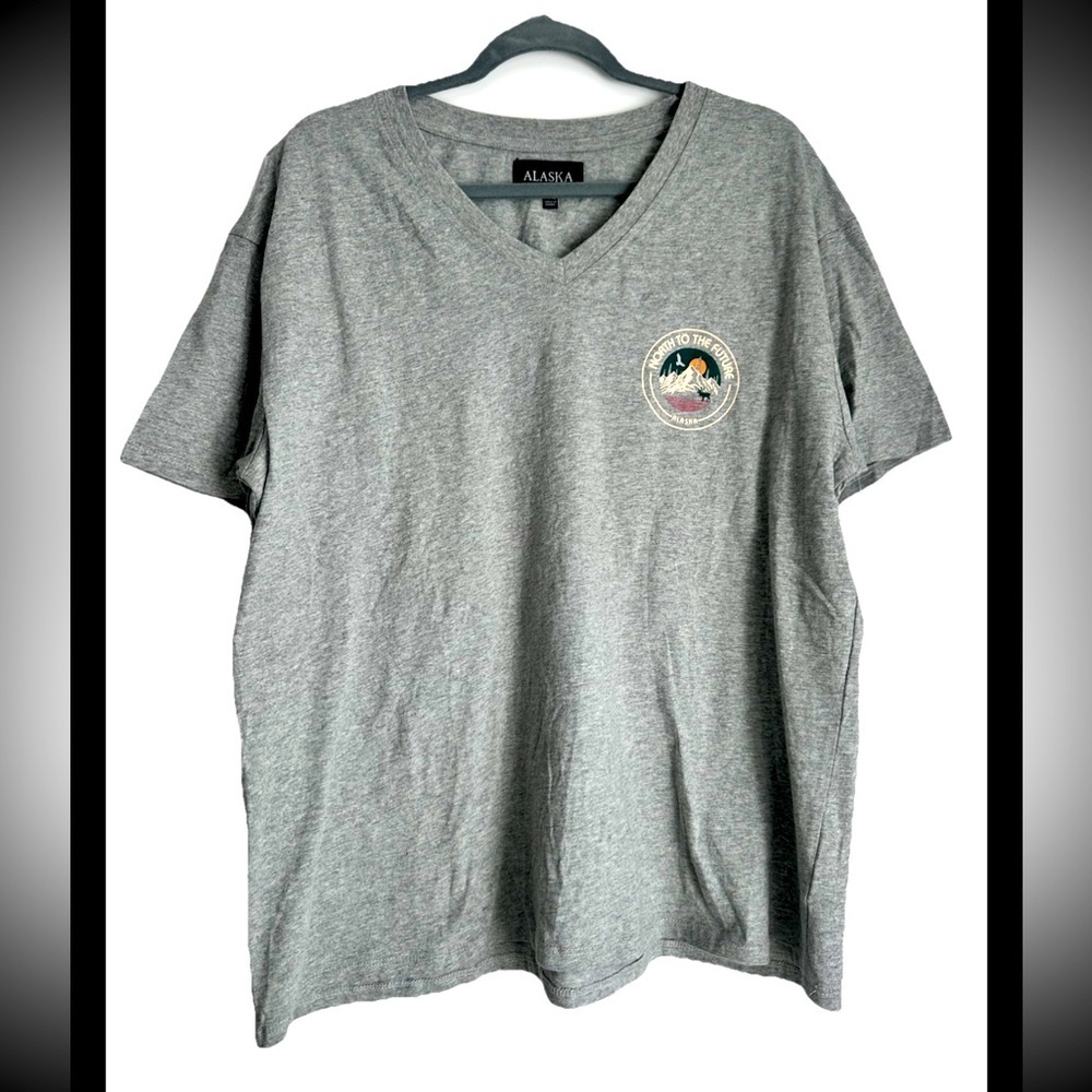 ALASKA Women’s T-Shirt w/ Emblem Gray Sz XXL BRAND NEW WITH TAGS - Picture 1 of 6